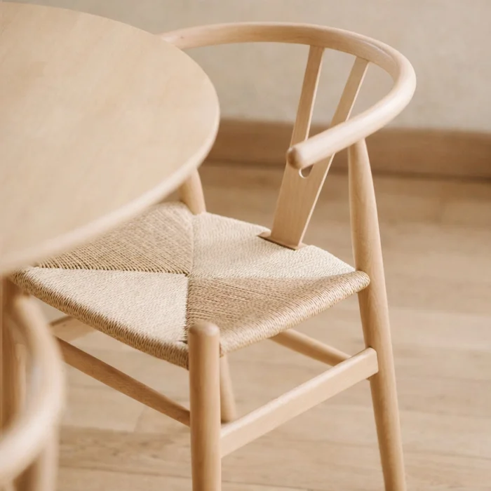 Silla Wishbone - Natural en Madera natural - Sillas, Uruguay | Samic