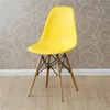 SILLA EAMES COMEDOR CON BASE EN MADERA AMARILLA - Sillas, Uruguay | Decohogar, vista 2 de 2