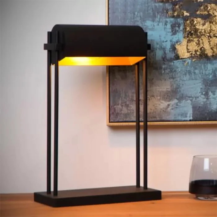 Lámpara de Mesa Livia en Negro - Lámparas de mesa, Uruguay | Serlux, vista 3
