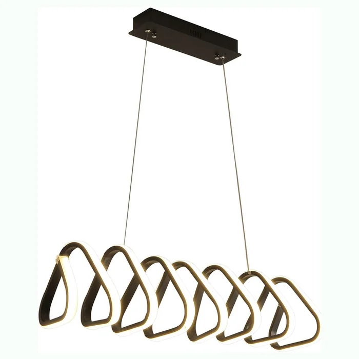 Luminaria led colgante 162W Negro en Negro - Lámparas colgantes, Uruguay | Decotech, vista 3