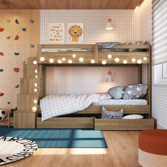 Cucheta Luca – Con Cajones – Marrón - Dormitorio, Uruguay | RM Muebles y Deco, vista 2