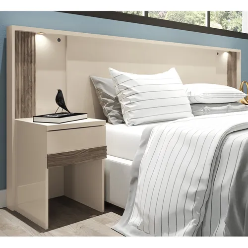 Cabecera BOURBON 2 plazas en Beige - Respaldos de cama, Uruguay | Igoa
