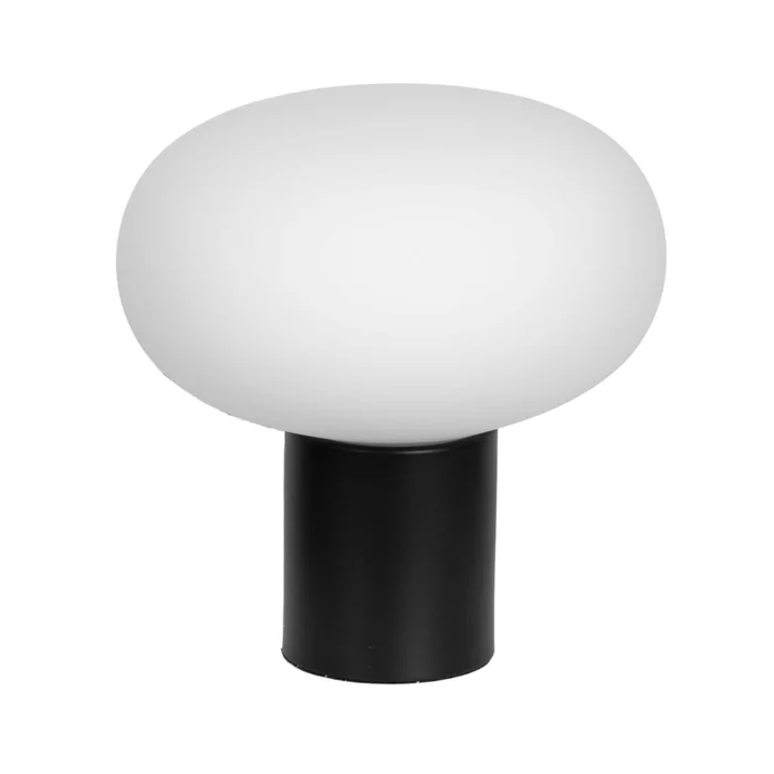 Lámpara De Mesa Metal-y-vidrio Negro Ml251005/6 en Negro - Lámparas de mesa, Uruguay | Divino
