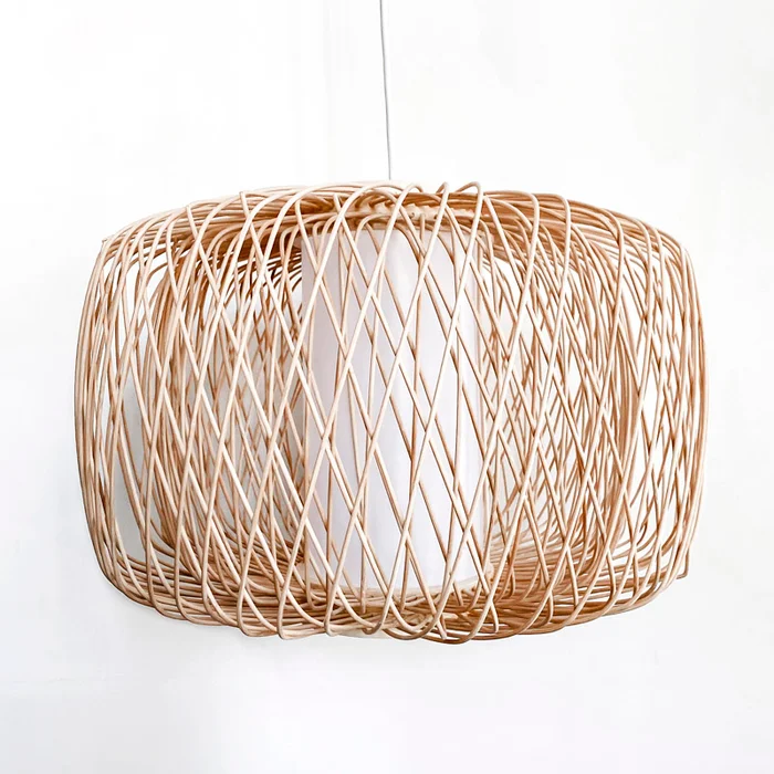 Lámpara colgante en madera Bali en Madera natural - Lámparas colgantes, Uruguay | Alta Gracia Deco