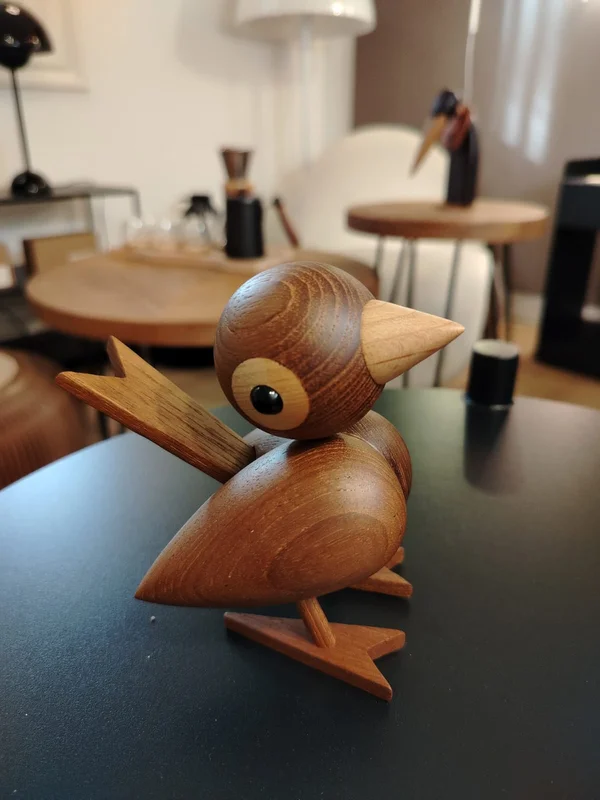 Coleccionable GORRION en Madera natural - Decoración, Uruguay | Simple Deco, vista 3