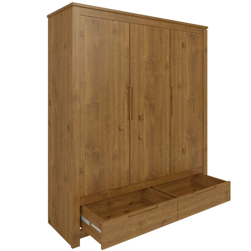 Placard Ropero 3 Puertas Madera Natural-beige Fresno en Madera natural - Roperos y placares, Uruguay | Divino, vista 4