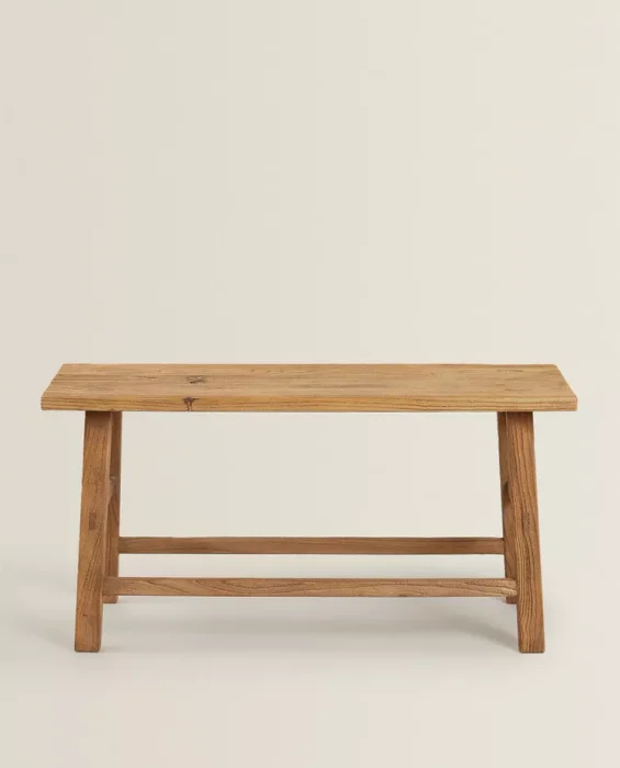 BANCO DE MADERA OLMO - Butacas, banquetas y puffs, Uruguay | Zara Home, vista 3