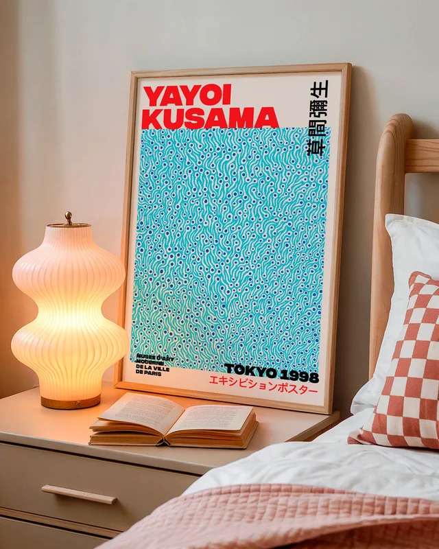 Yayoi Kusama - Musee D`Art Moderne en Multicolor - Láminas, Uruguay | La Cuadrería, vista 3