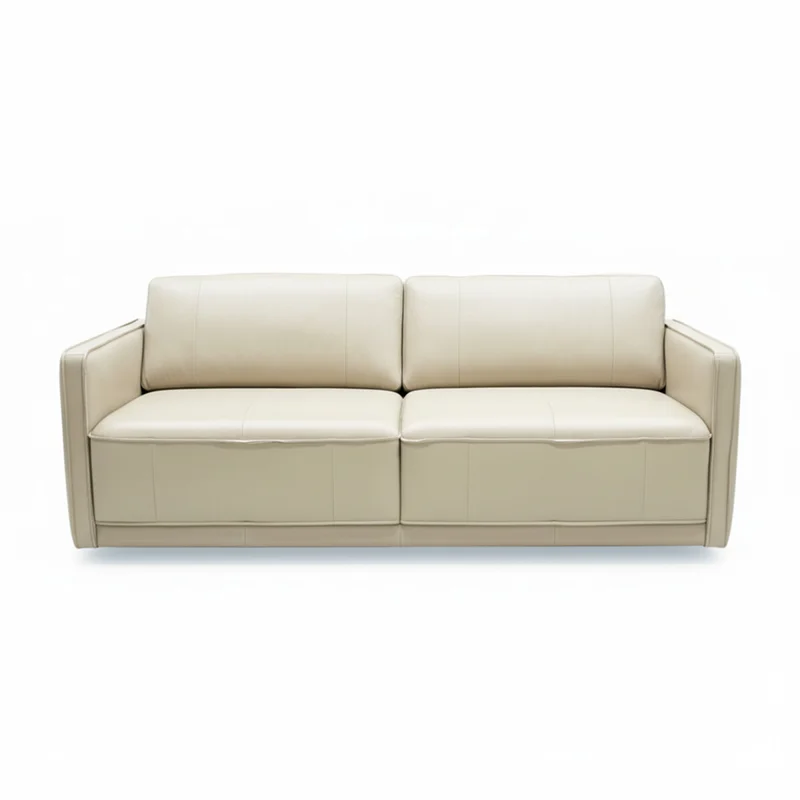 Sillón Positano - 3 Cuerpos 100% Cuero - Arena en Beige - Sillones y sofás, Uruguay | Rústico Hogar, vista 3