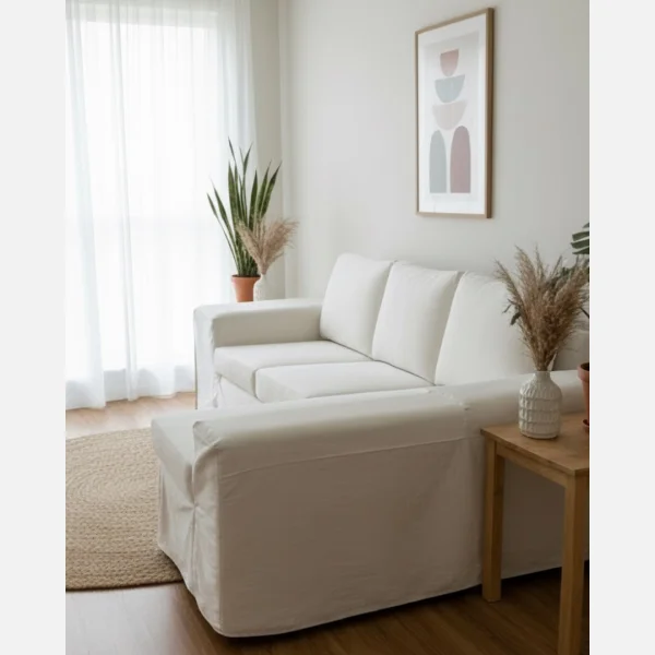 SOFÁ CHAISE BAÚL en Blanco - Sillones y sofás, Uruguay | Concept Design, vista 4