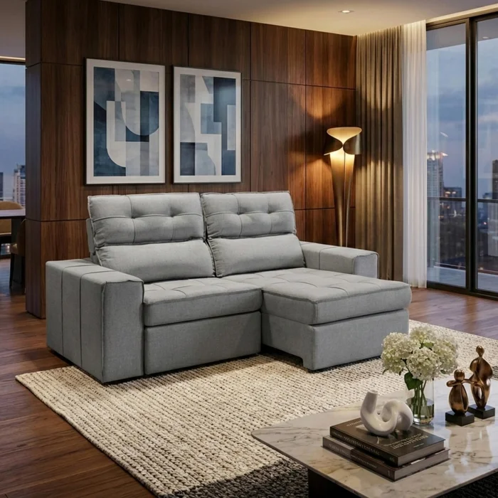 Sillón Cama Denton - 3 Cuerpos - Gris en Gris - Sillones y sofás, Uruguay | Rústico Hogar