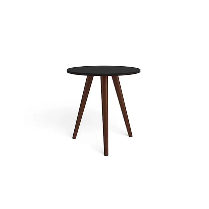 Mesa De Living Lateral Redonda Patas Altas 100% Mdp - Mesas de living, Uruguay | Lais Muebles