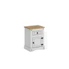 MESA DE LUZ 1 CAJON 1 PUERTA BLANCO MEX34BL en Blanco - Mesas de luz, Uruguay | Alfa Ventas, vista 2 de 2