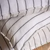 ALMOHADON LINO RAYADO GRIS - 55 X 55 CMS en Gris - Textiles, Uruguay | La Iberica, vista 4 de 5