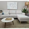 Sofa con Chaise PRADA PREVENTA - Beige Tela Rústica en Beige Tela Rústica - Sillones y sofás, Uruguay | Finkel, vista 3 de 6