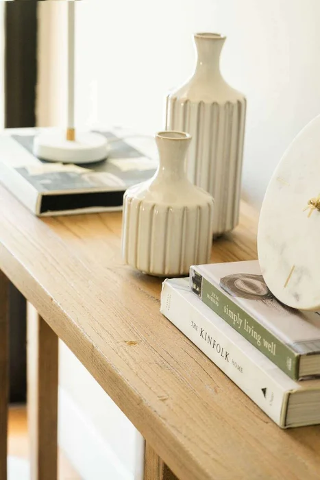 MESA DE ARRIMO / CONSOLA GEO - OLMO - 1.20 MTS en Madera natural - Bibliotecas, Uruguay | La Iberica, vista 16