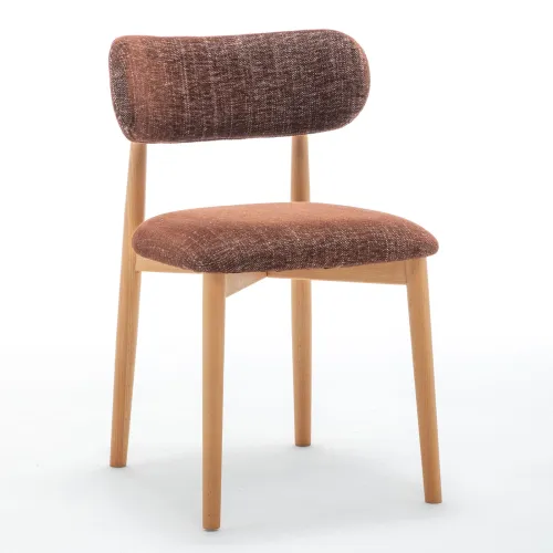 Silla De Comedor Madera Naranja Sarah en Naranja - Sillas, Uruguay | Divino