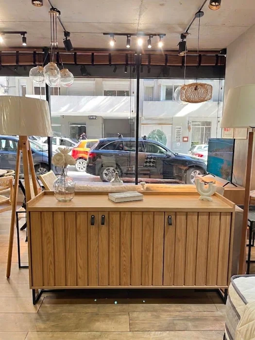 Aparador Trendy Olmo (Pie Nego) 160 cm en Madera natural - Aparadores y recibidores, Uruguay | Berna Home, vista 2