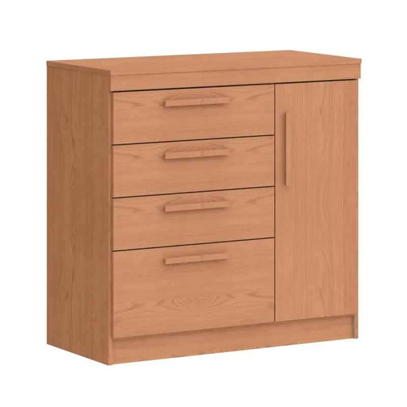 CASTRO-COMODA LILLE 3 CAJONES CEDRO 1130 en Madera natural - Cómodas, Uruguay | Alfa Ventas