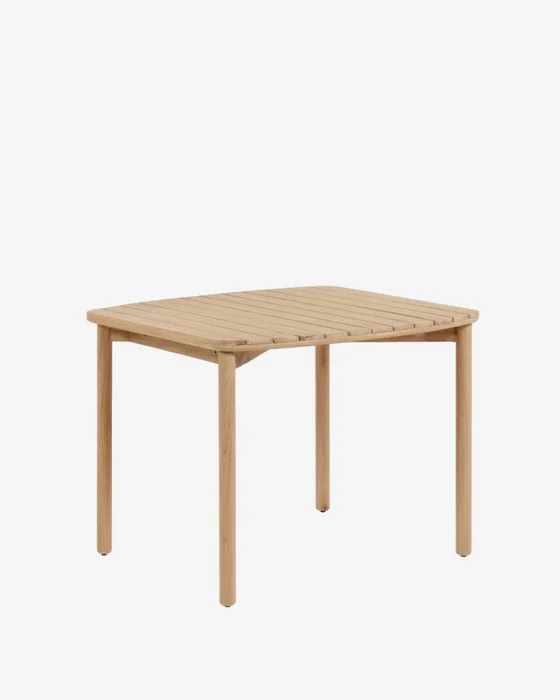 Mesa Sheryl de madera maciza de eucalipto 90 x 90 cm FSC 100% en Madera natural - Mesas de comedor, Uruguay | Kavehome