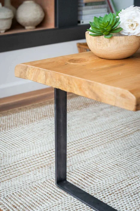 MESA TRONCO IRREGULAR - 1.45 X 0.50 en Madera natural - Mesas de living, Uruguay | La Iberica, vista 18