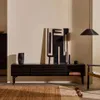 Mueble TV Lenon 200 x 57 cm de madera maciza y - chapa de roble negro en Negro - Muebles para TV, Uruguay | Kavehome, vista 2 de 8