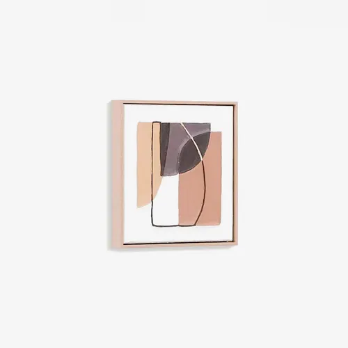 Cuadro Zay con formas geométricas marrón 40 x 40 cm en Marrón - Decoración de pared, Uruguay | Kavehome
