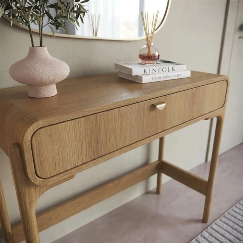 Recibidor Select - 1 cajón - Natural en Marrón - Aparadores y recibidores, Uruguay | Nyr, vista 3