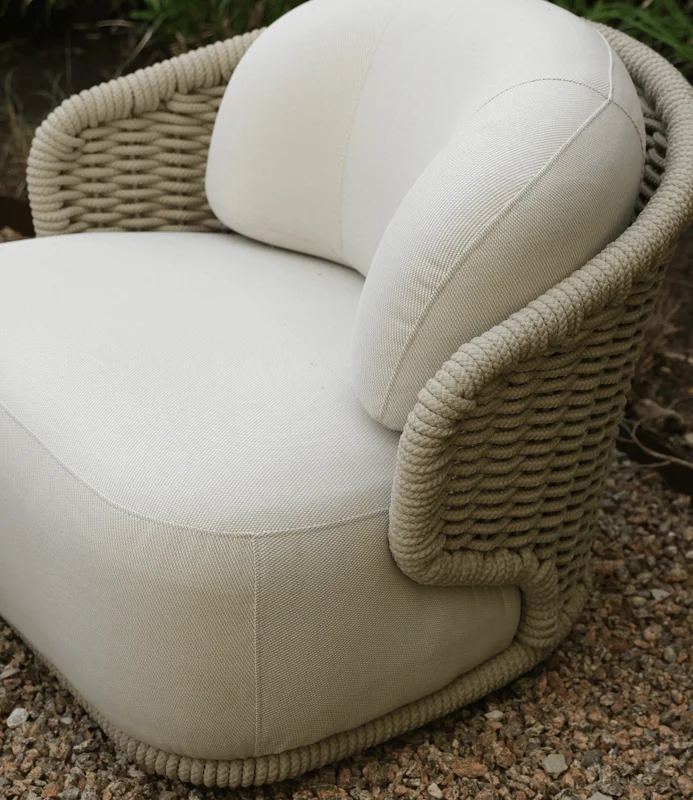 BUTACA MALLORCA OUTDOOR CON ALMOHADONES en Gris - Muebles para el exterior, Uruguay | Masinfinito Casa, vista 3