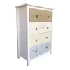 Cómoda 4 cajones Linea Flora - Blanco en Blanco - Cómodas, Uruguay | Nario Hogar, vista 3 de 3