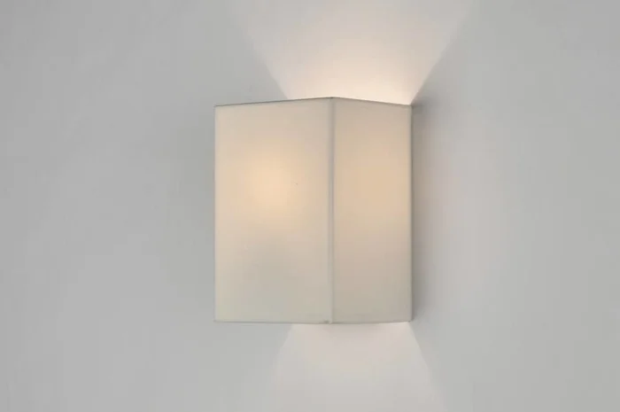 Aplique simple blanco en Blanco - Iluminación, Uruguay | La Perla