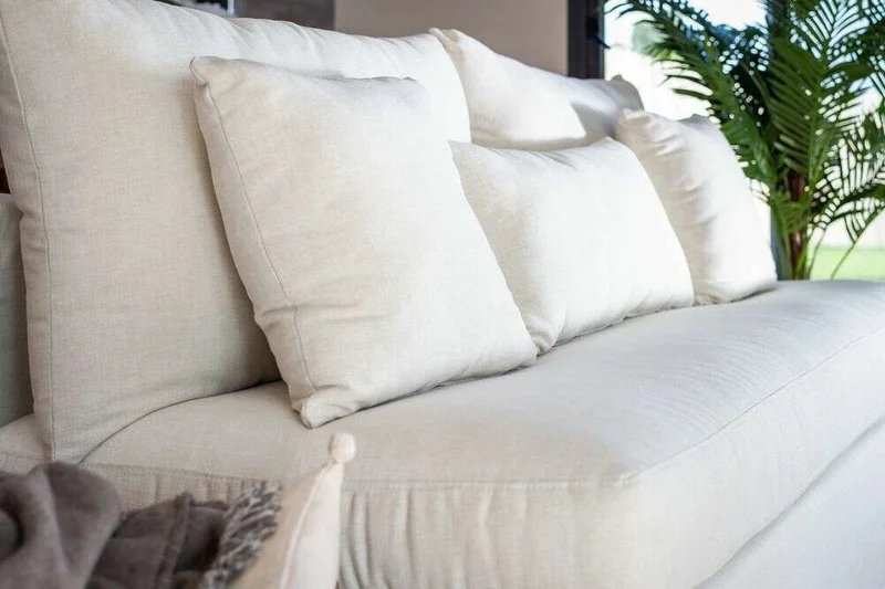 SILLON MANUELA - LINO BELGA ANTIMANCHAS en Beige - Sillones y sofás, Uruguay | La Iberica, vista 4