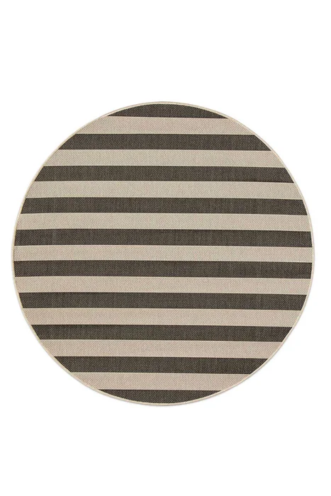 ALFOMBRA LINEO LIN/5031/9H01/ 160CM DIAM WOOL/BLACK en Negro - Alfombras, Uruguay | Vinibel