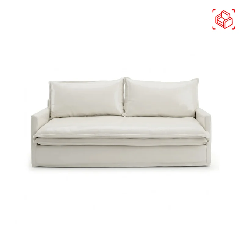Sofa 3 Cuerpos Tela-premium Blanco Alaska en Blanco - Sillones y sofás, Uruguay | Divino, vista 5