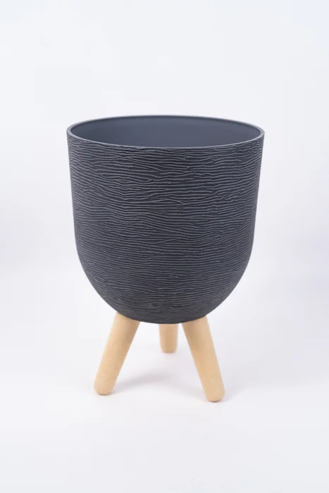 Maceta Teli - Gris en Gris - Decoración, Uruguay | Indian