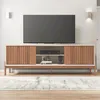 Rack Tannen Puertas Corredizas 1.80 Mt Freijo/off White - Muebles para TV, Uruguay | Albanés, vista 1 de 2