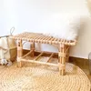 Banco de mimbre en Madera natural - Decoración, Uruguay | Decoramuss, vista 2 de 2