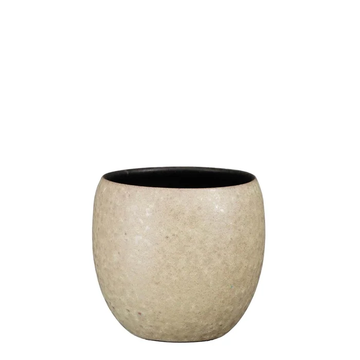 Maceta Small Terracota Gris Bent en Gris - Jarrones, Uruguay | Divino