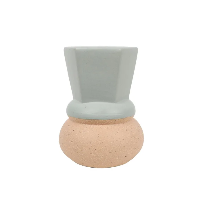 CANDELABRO BOCEL 6.8x6.8x9CM CERAMICA VERDE en Verde - Decoración, Uruguay | Koz