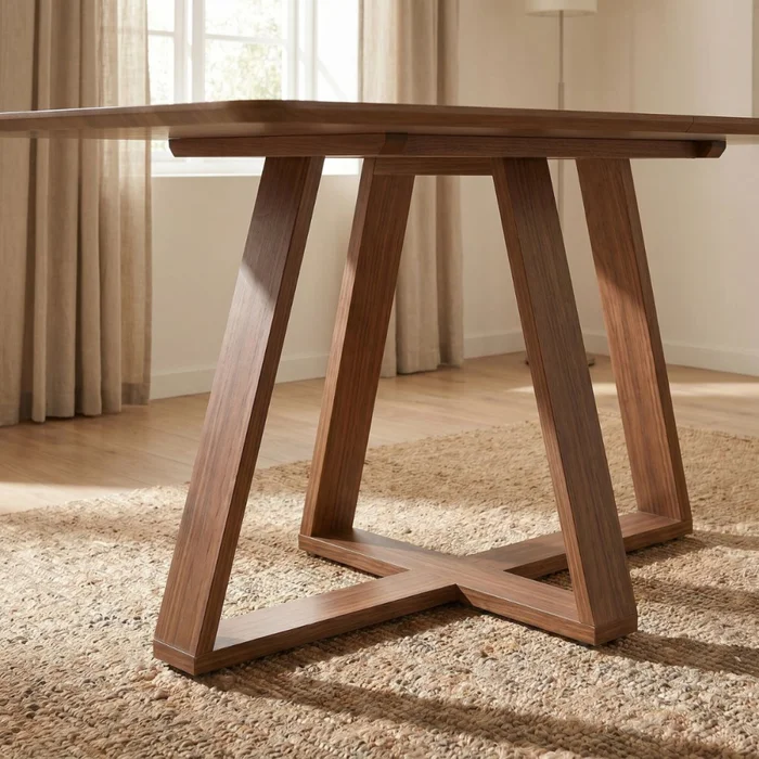 Mesa de comedor Avena - 160 - Canela en Marrón, Uruguay | NYR, vista 3