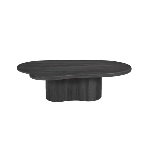 MESA LIVING JULIETA ORGÁNICA EN MADERA NEGRA 130X70X40 en Negro - Mesas de living, Uruguay | Masinfinito Casa