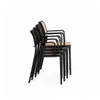 Silla Ginebra en Natural, Negro - Sillas, Uruguay | Samic, vista 4 de 5