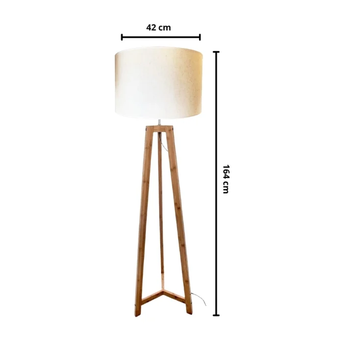 Lámpara de Pie Odin en Madera natural - Lámparas de pie, Uruguay | Serlux, vista 5