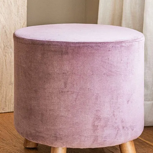 PUFF POLLY - TERCIOPELO UVA en Violeta - Butacas, banquetas y puffs, Uruguay | La Iberica