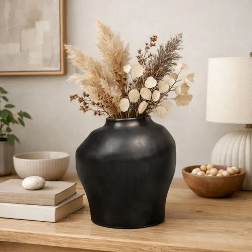 FLORERO BLACK Negro Small en Negro - Decoración, Uruguay | Viasono