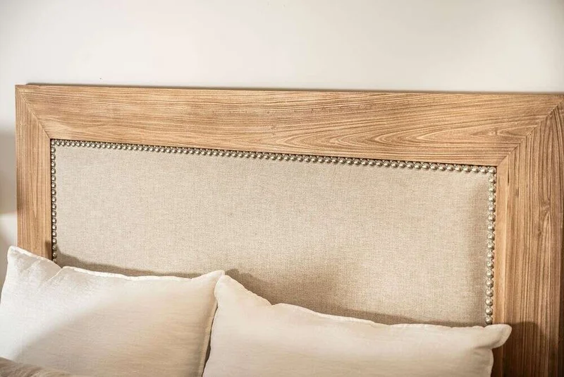 RESPALDO TERRA - ALAMO Y LINO ANTIMANCHAS - 1.70 MTS en Madera natural - Respaldos de cama, Uruguay | La Iberica, vista 5