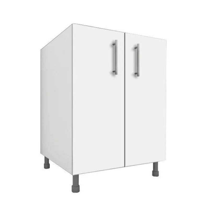 Bajo Mesada Mueble Cocina 2 Puertas Blanco Czb61 en Blanco - Sillones y sofás, Uruguay | Soy Hogar