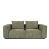 SOFA CORSO 236X105X80CM (2PIEZAS 118CM) TELA VERDE - Sillones y sofás, Uruguay | Vinibel, vista 1 de 2