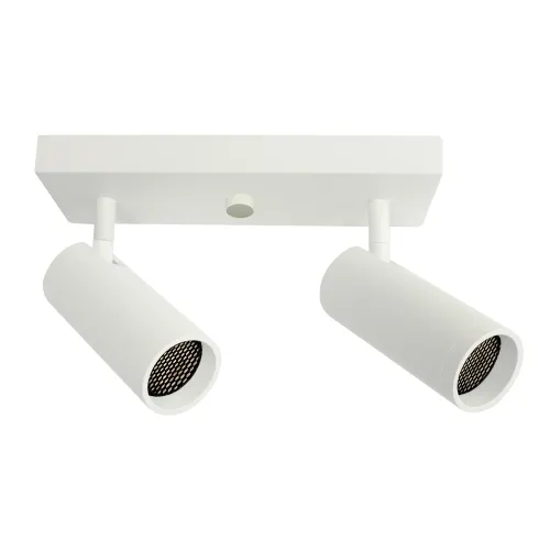 Luminaria de Adosar Long Leticia Doble Orientable Blanca en Blanco - Lámparas colgantes, Uruguay | Serlux