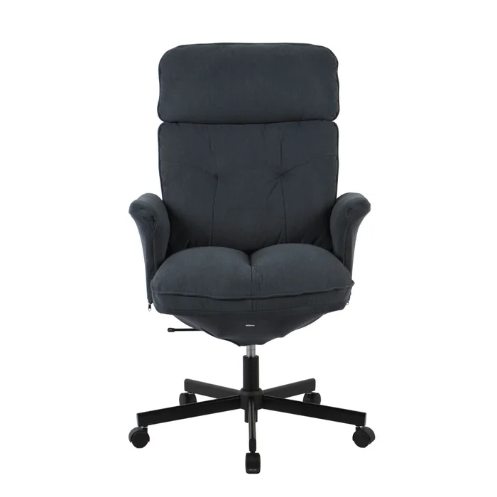Silla De Oficina Gerencial Tela-y-metal Azul Cicerón en Azul - Escritorios y sillas de escritorio, Uruguay | Divino, vista 3